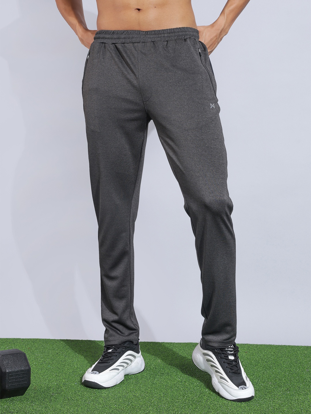 

Force NXT Men Anti-Viral Anti-Odour Cool Sports Track Pants, Charcoal