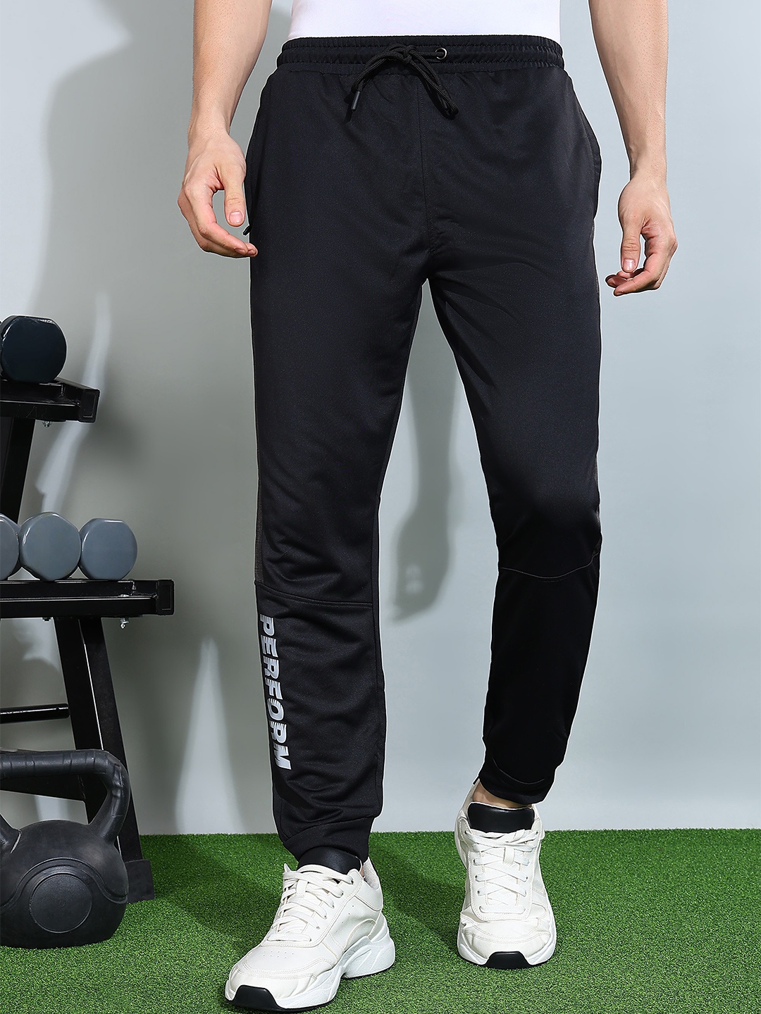 

Force NXT Men Anti-Viral Anti-Odour Cool Sports Joggers, Black