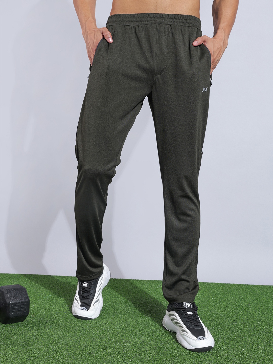 

Force NXT Men Anti-Viral Anti-Odour Sports Track Pants, Black