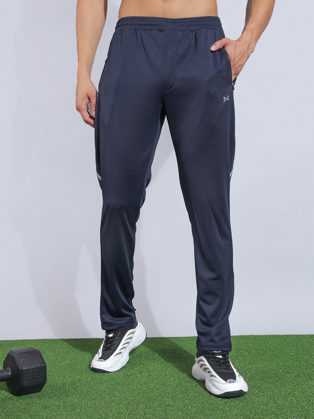 Force NXT Men Anti-Viral Anti-Odour Sports Track Pants, Blue