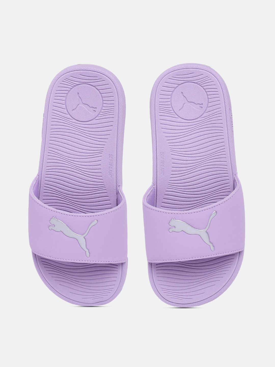 

Puma Women Cool Cat 2.0 Sport Printed Sliders, Purple
