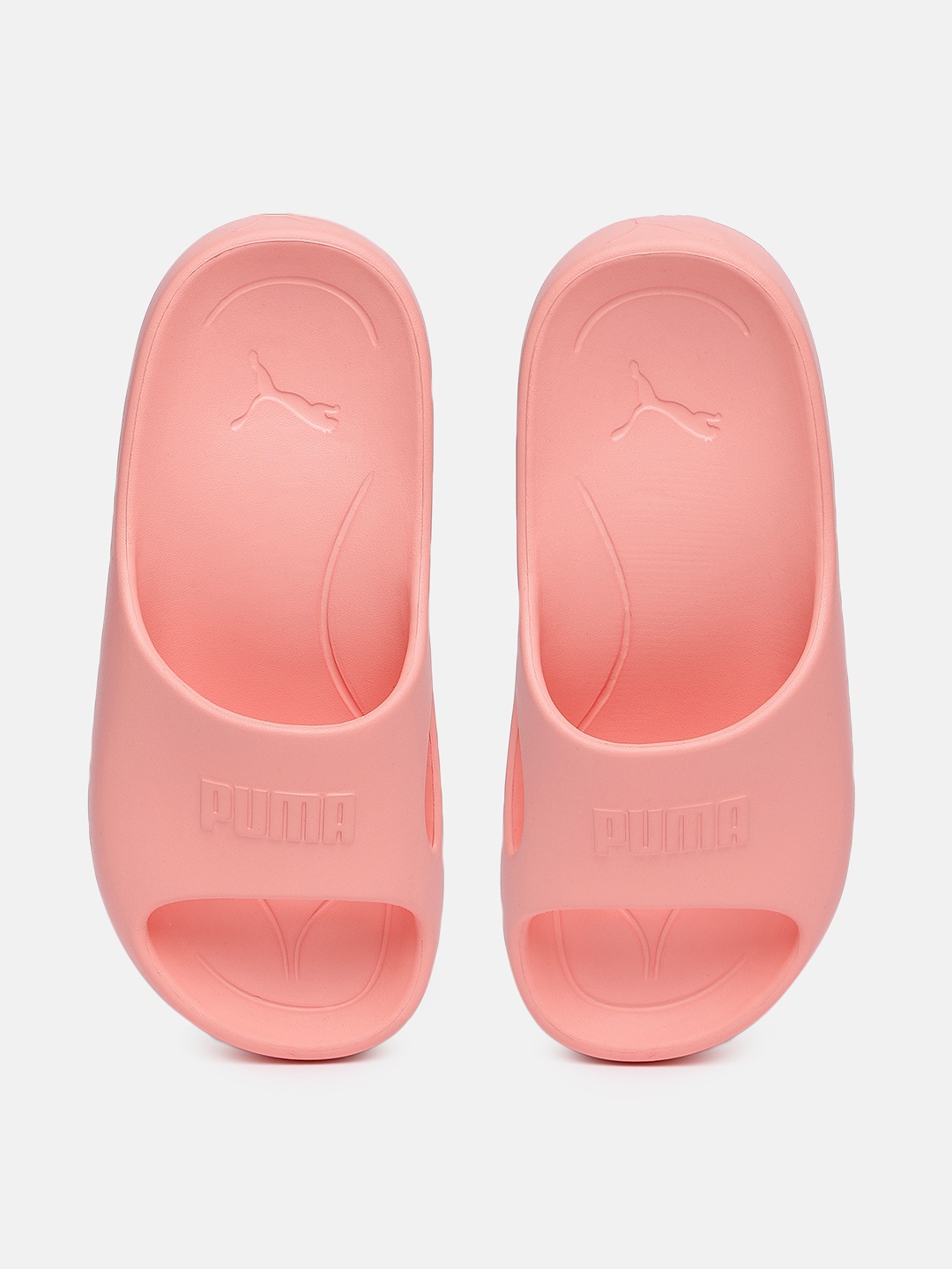 

Puma Women Shibusa Brand Logo Flatform Sliders, Pink