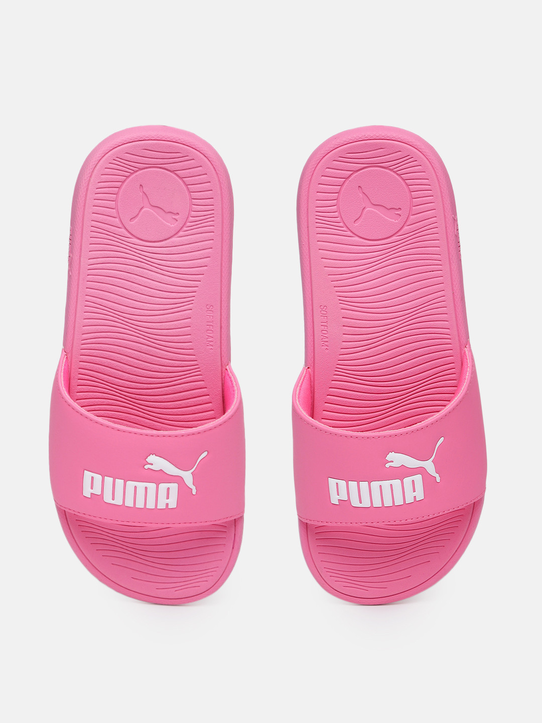 

Puma Women Cool Cat 2.0 Printed Sliders, Pink