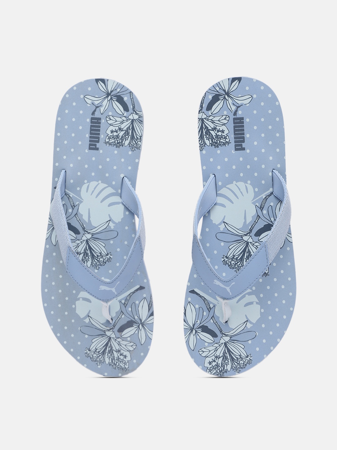 

Puma Women Floral Print Venice V1 Thong Flip-Flops, Blue