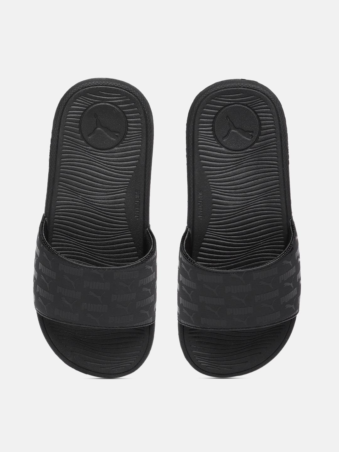 

Puma Women Cool Cat 2.0 Printed Sliders, Black