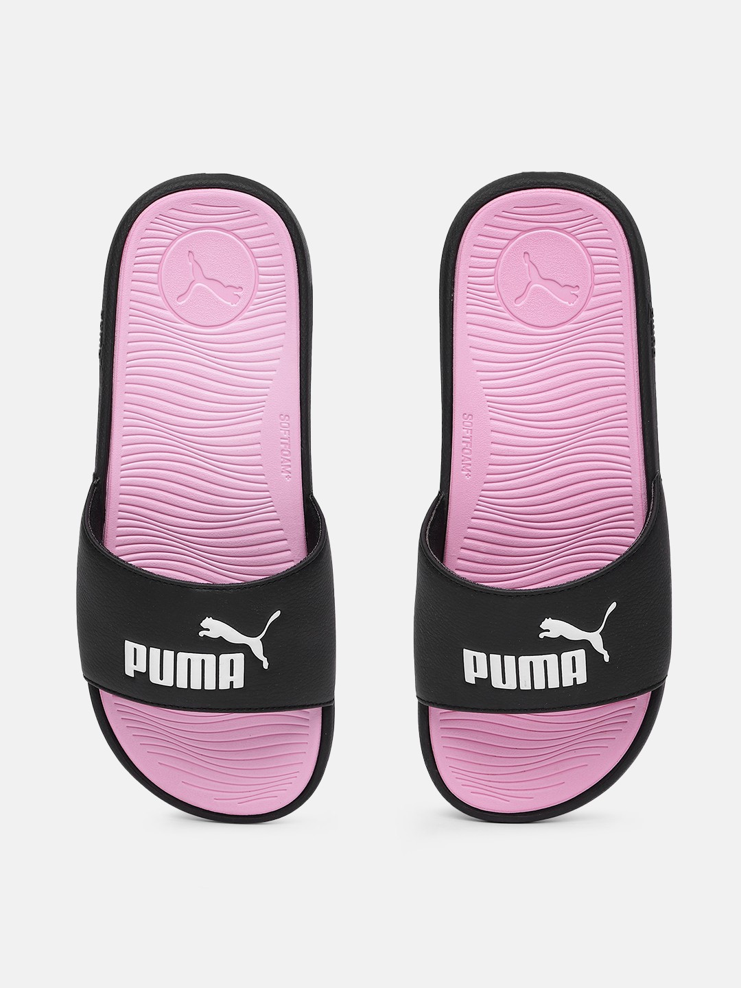 

Puma Women Cool Cat 2.0 Printed Sliders, Black