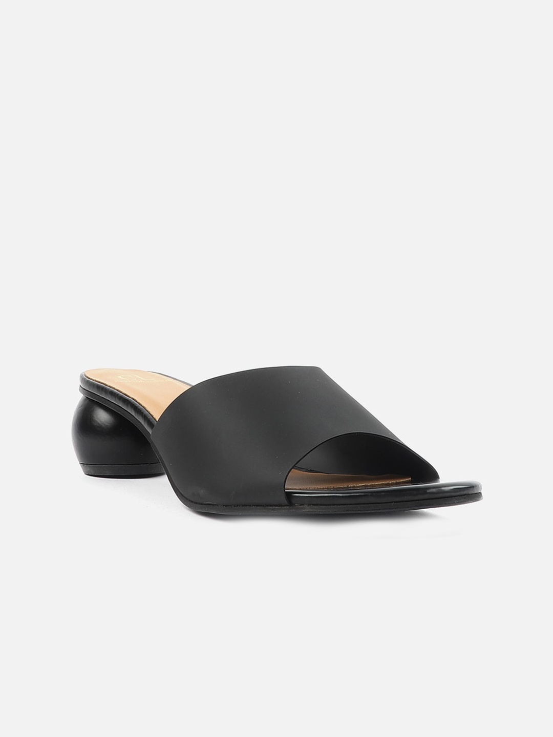 

Carlton London Open Toe Block Heels, Black