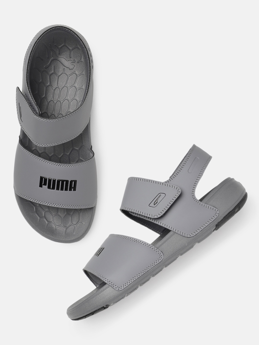 

Puma Unisex Comfort Sandals, Grey