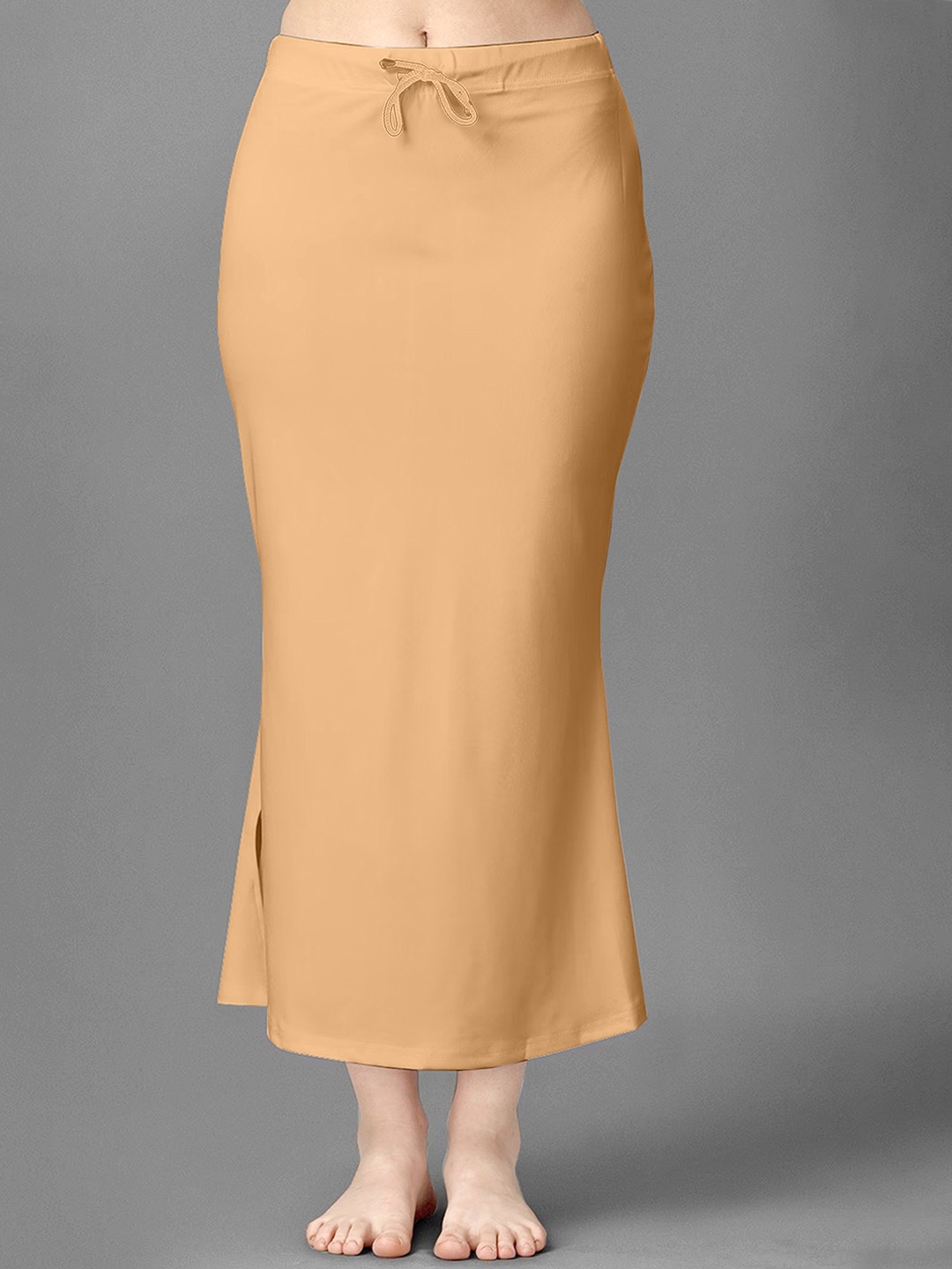 

Trendmalls Mid-Rise Slim-Fit Cotton Saree Shapewear, Peach