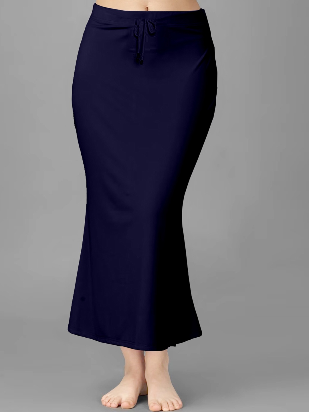 

Trendmalls Mid-Rise Slim-Fit Cotton Saree Shapewear, Navy blue