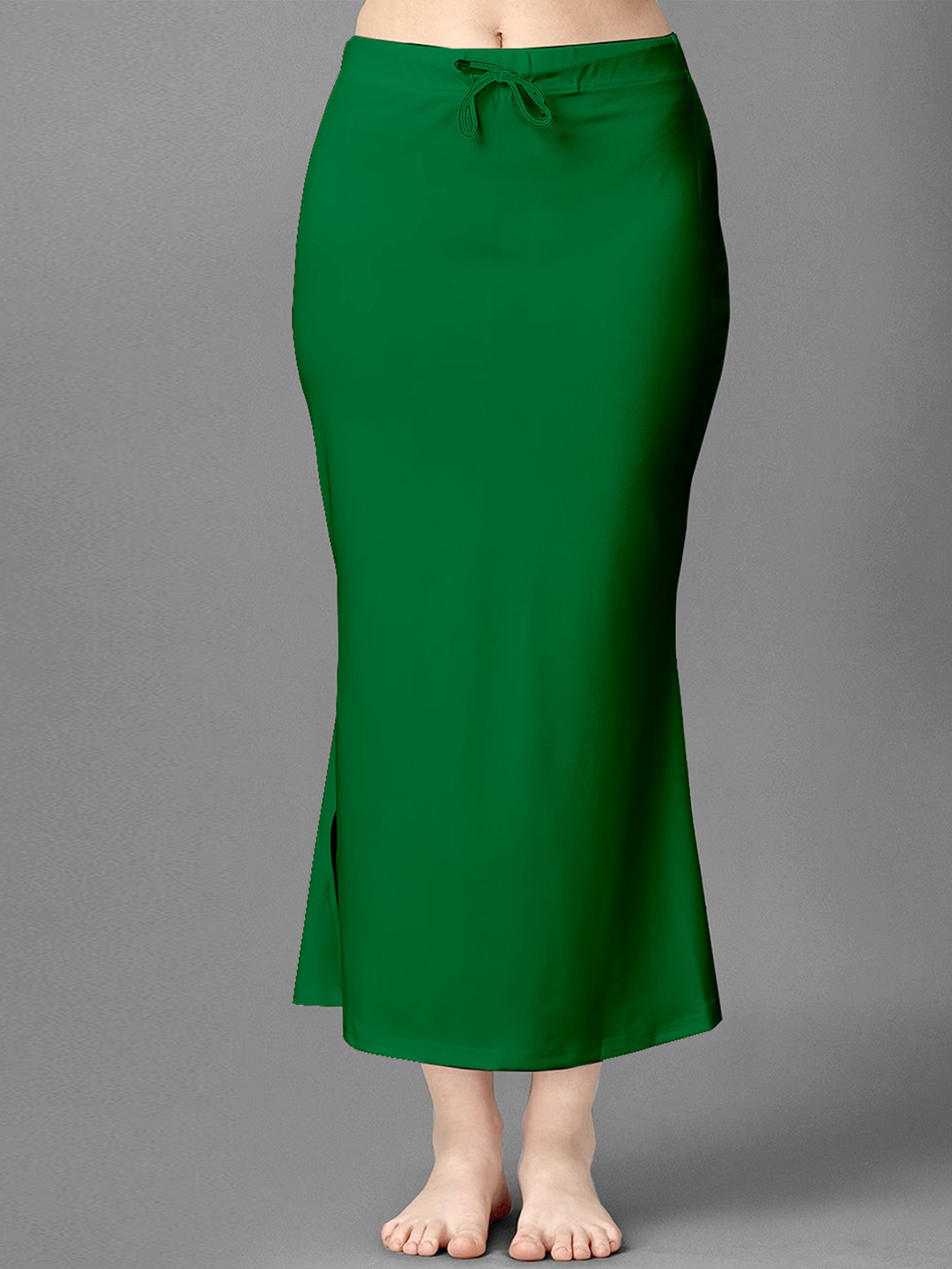 

Trendmalls Mid-Rise Slim-Fit Cotton Saree Shapewear, Green