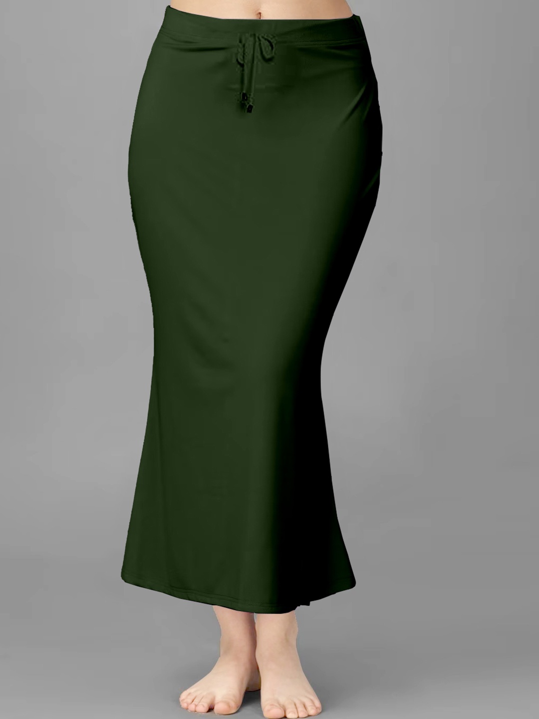 

Trendmalls Mid-Rise Slim-Fit Cotton Saree Shapewear, Green