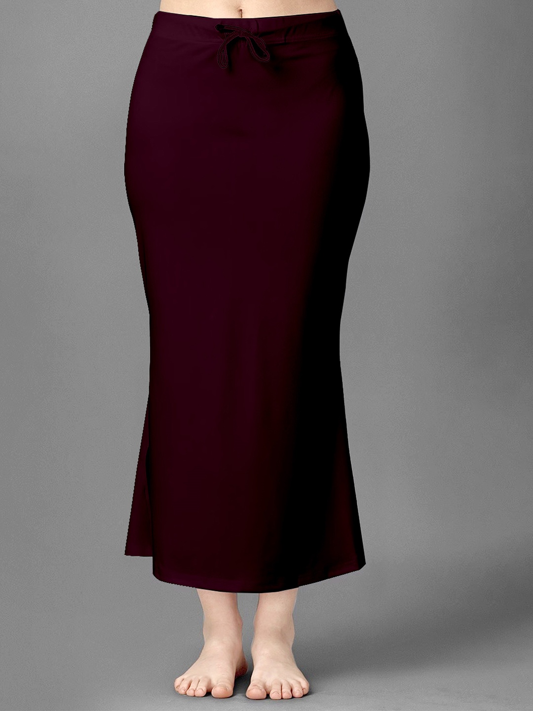 

Trendmalls Seamless Saree Shapewear, Burgundy