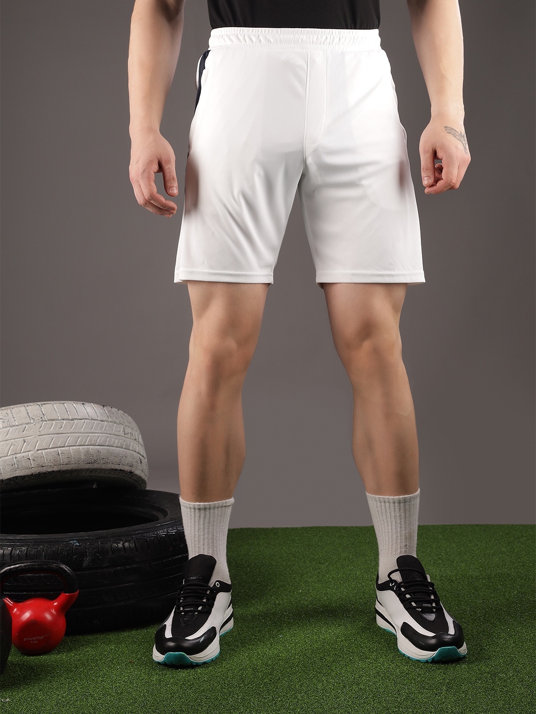 

Force NXT Men Anti-Viral Anti-Odour Cool Outdoor Sports Shorts, White