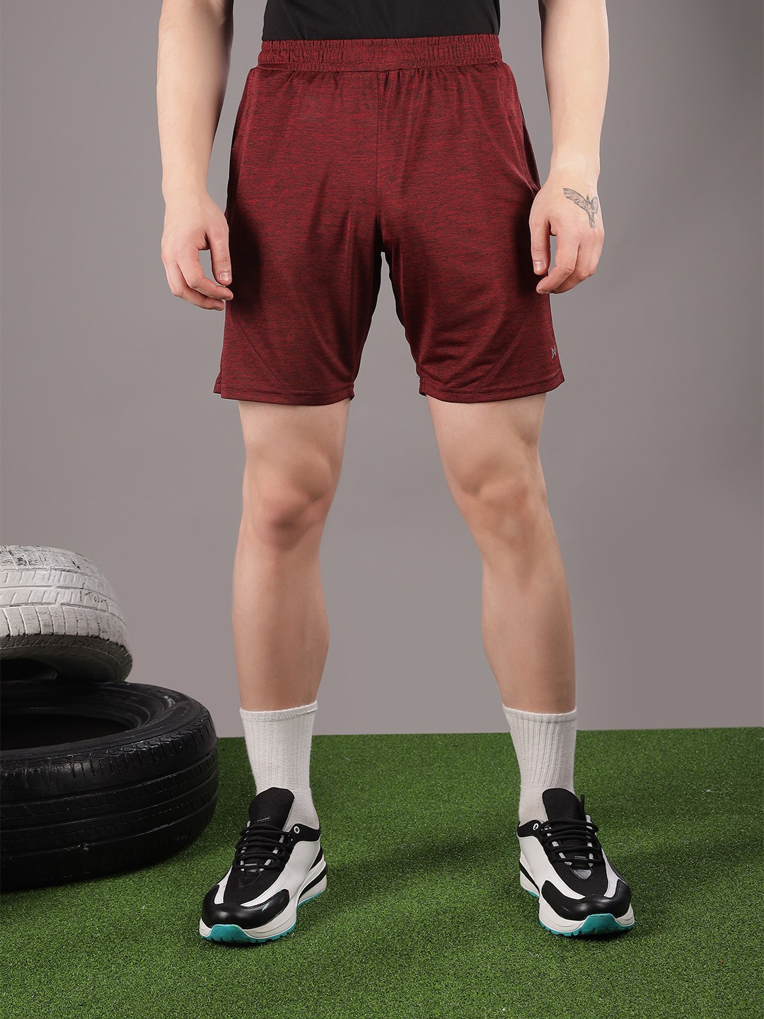 

Force NXT Anti-Viral Anti-Odour Cool Sports Shorts, Maroon