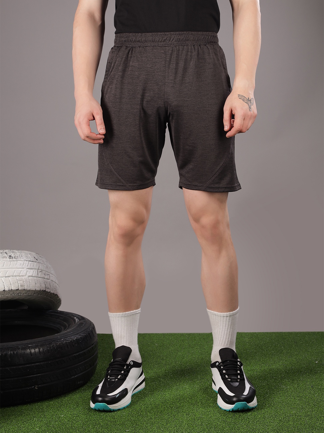 

Force NXT Men Anti-Viral Anti-Odour Sports Shorts, Charcoal