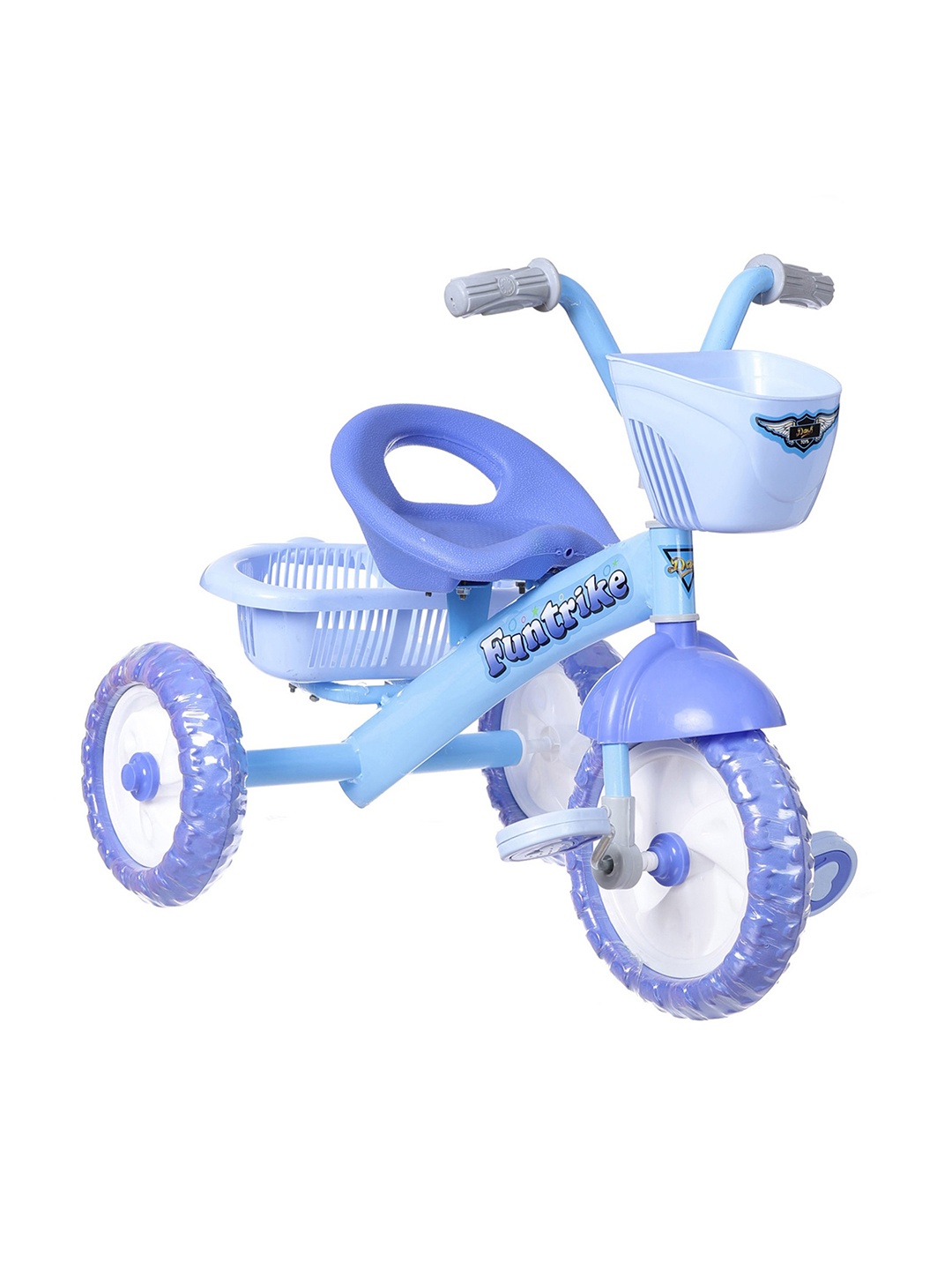 

Dash Kids Tricycle With Front & Back Storage Basket, Blue