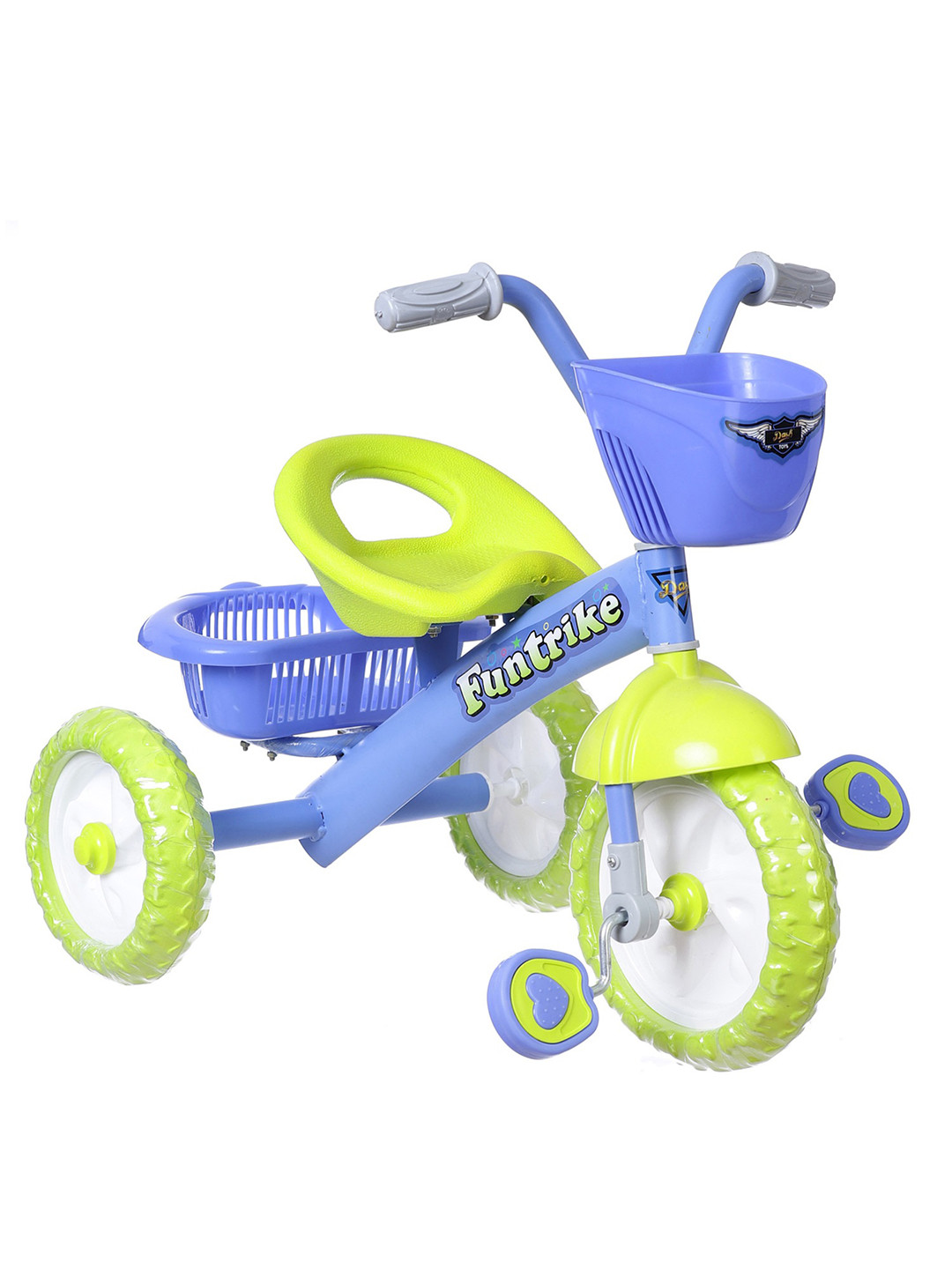 

Dash Kids Tricycle With Front & Back Storage Basket, Green