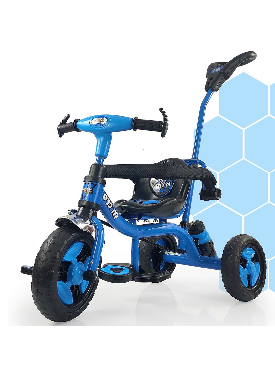 

Dash Kids 2 in 1 Tricycle with Parental Handle Secured Sidebar Sipper Water Bottle, Blue
