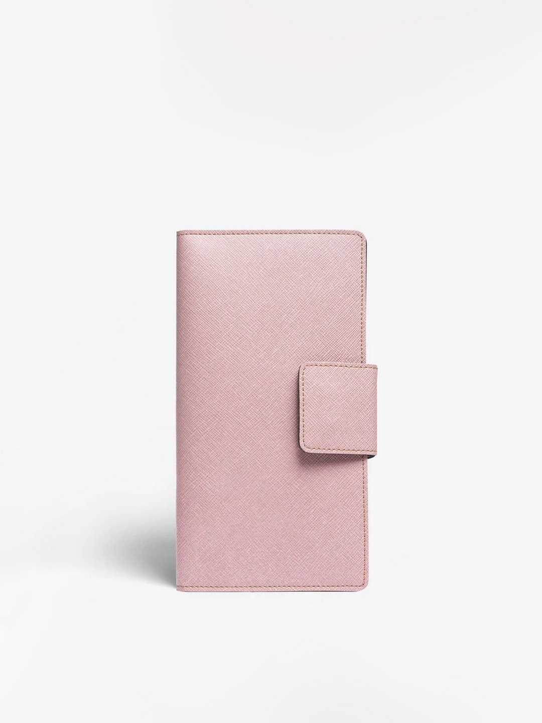 

THE MESSY CORNER Solid Two Fold Wallet, Pink