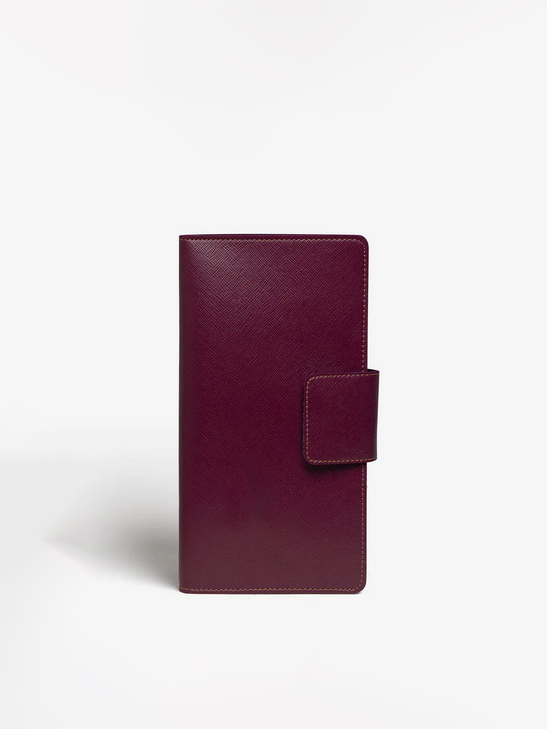 

THE MESSY CORNER Solid Two Fold Wallet, Purple