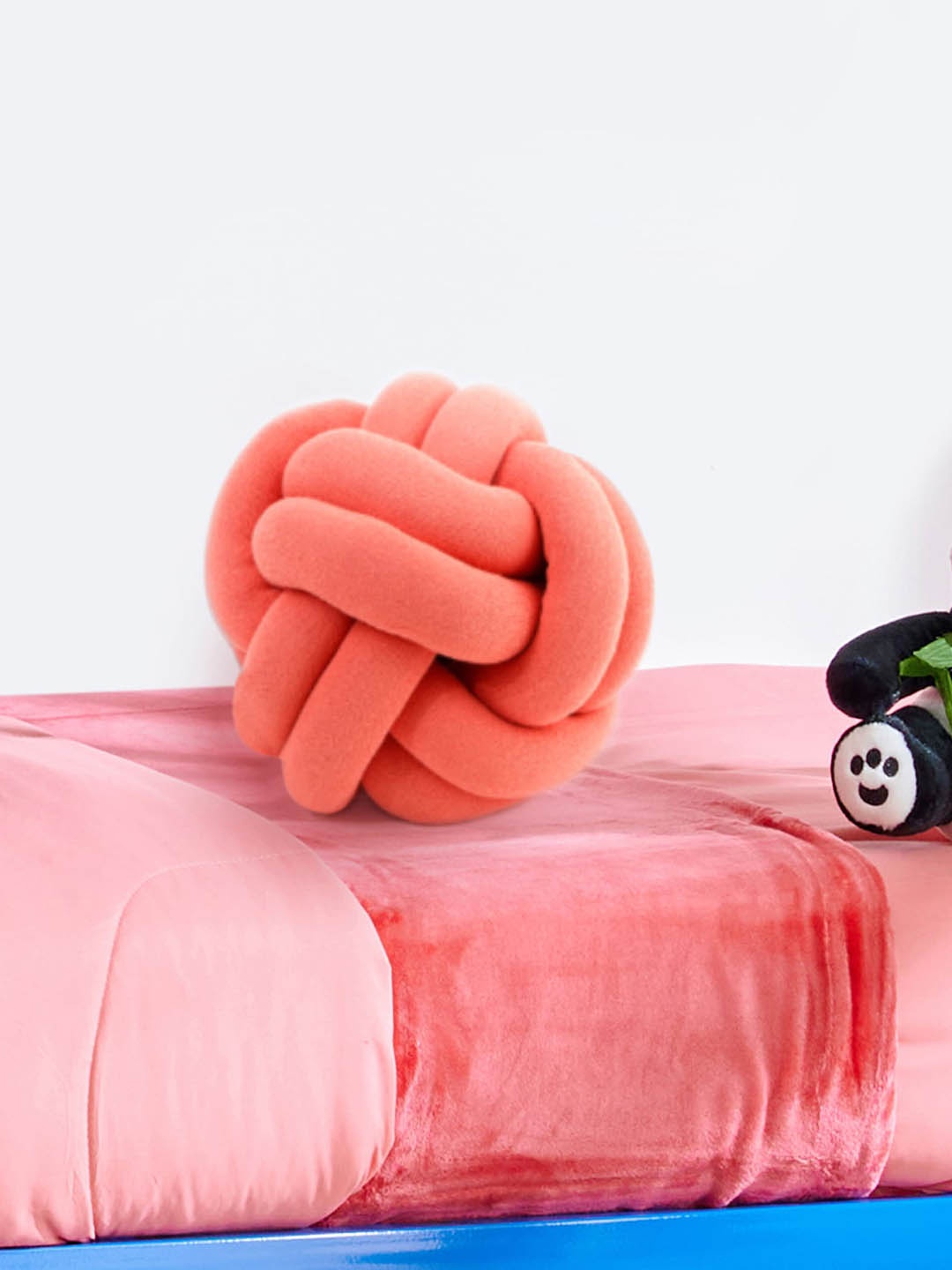 

Home Centre Peach-Coloured Pre-Filled Cushions