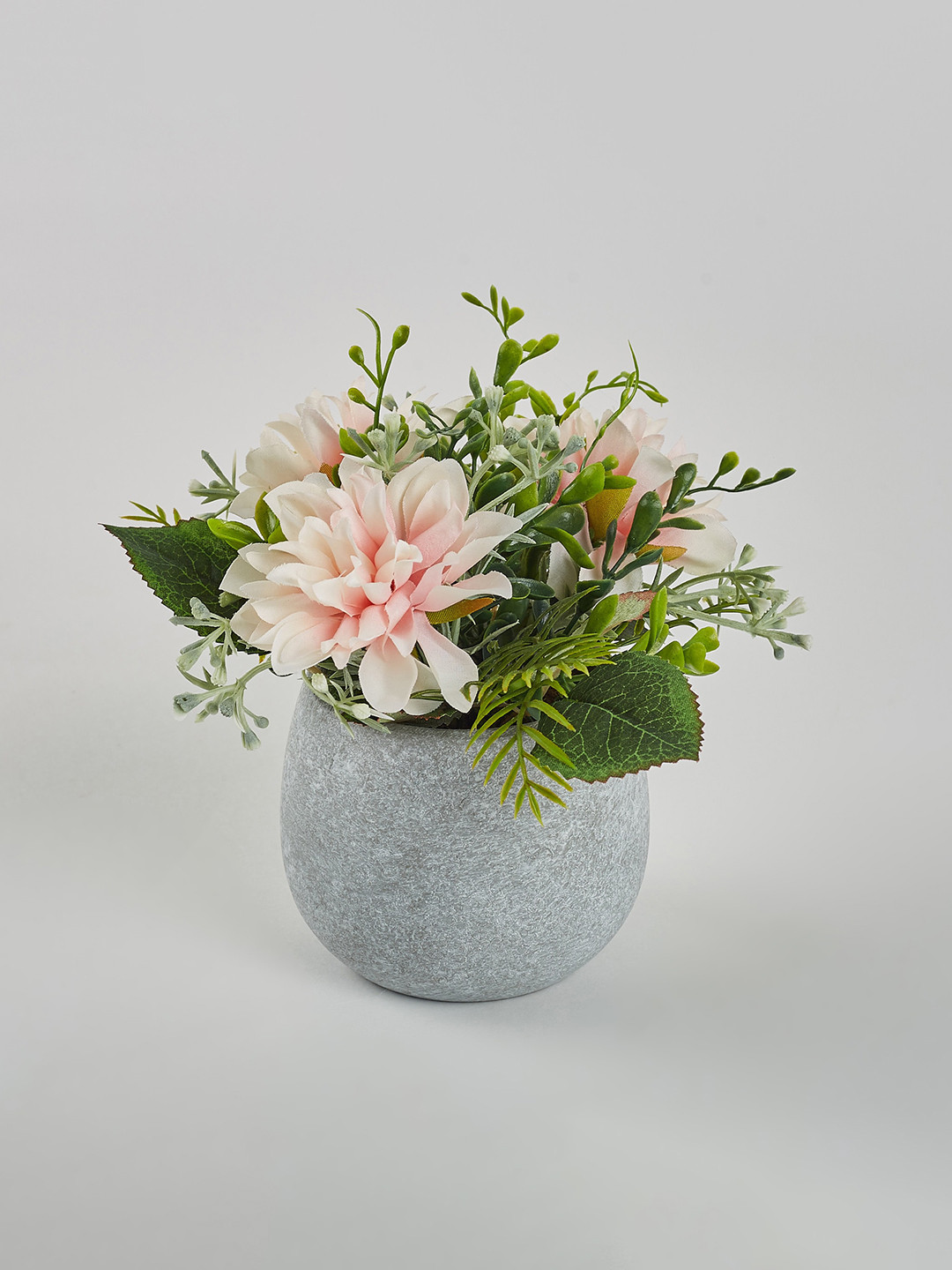 

Home Centre Pink & Green Gloria Artificial Flower With Pot