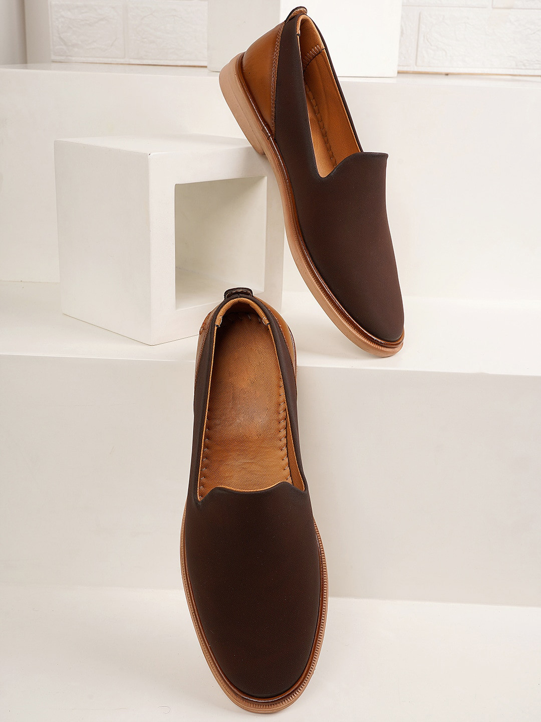 

Style Shoes Men Lightweight Loafers, Maroon