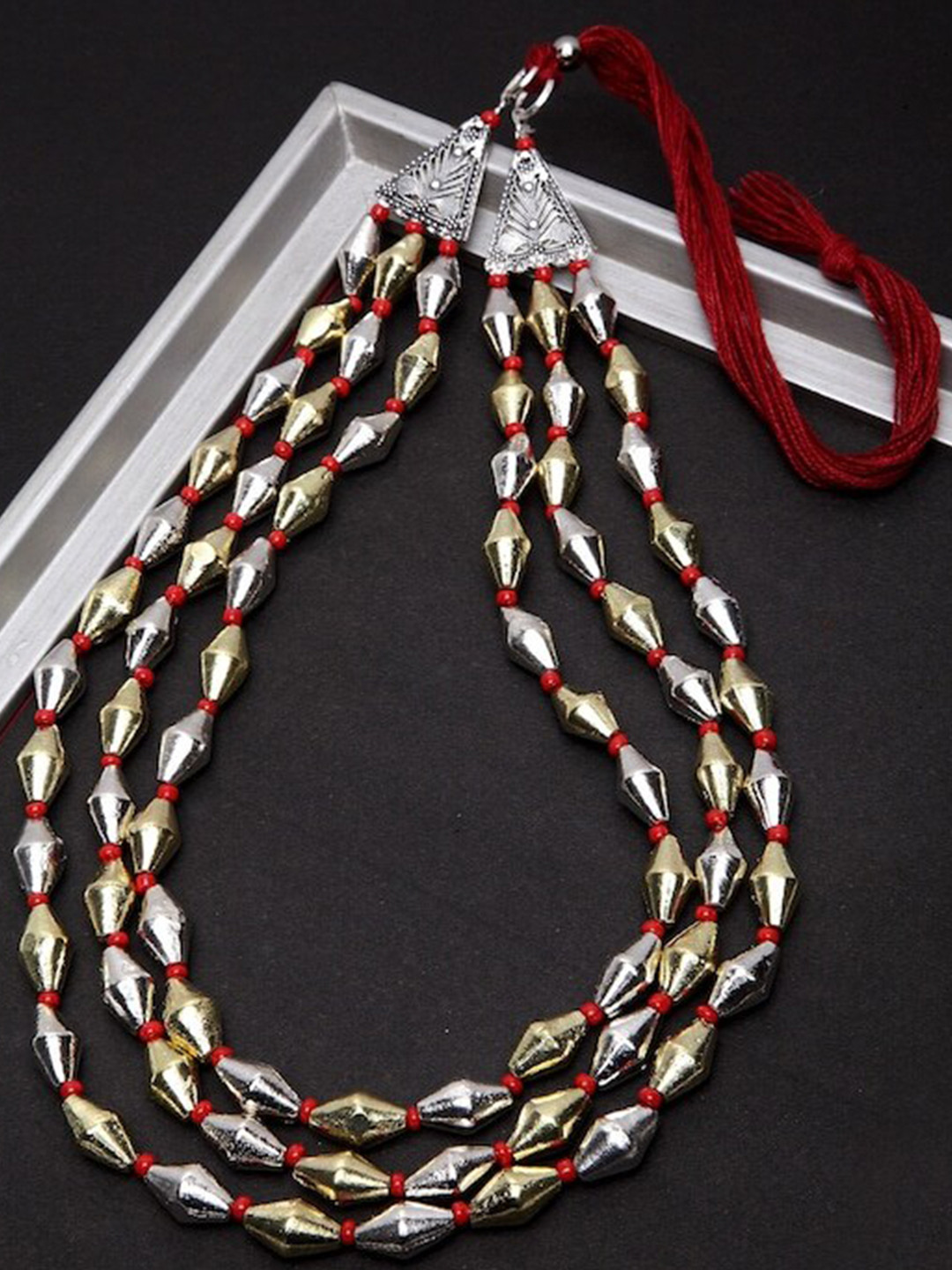 

Infuzze Brass-Plated Layered Necklace, Gold
