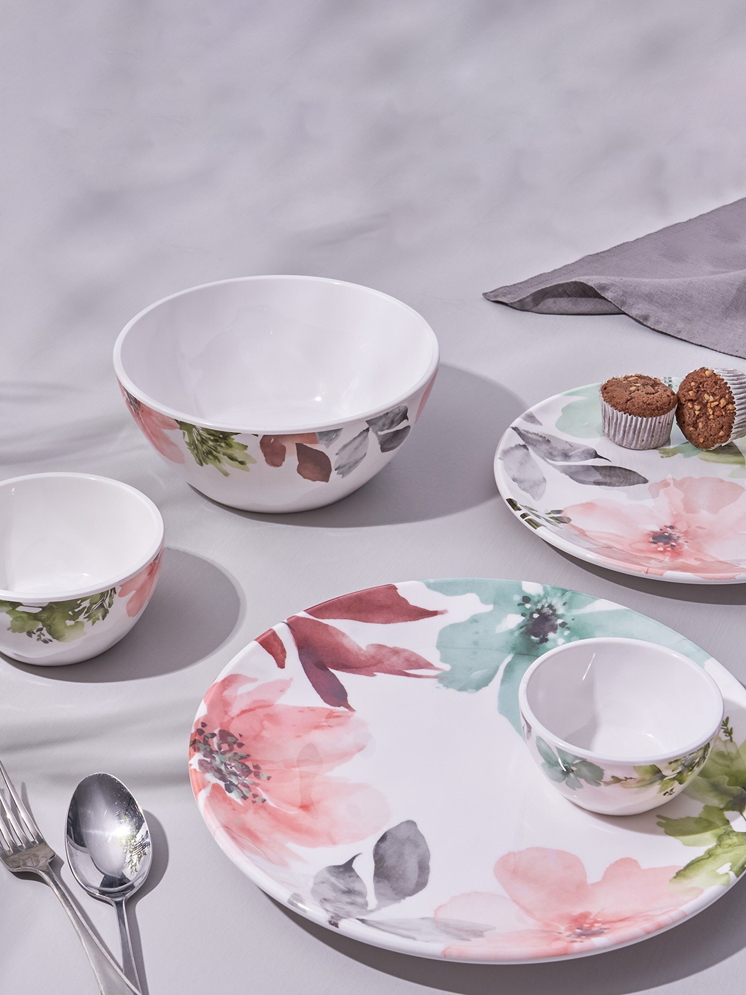 

Home Centre Hello Spring Melamine Soup Bowl - 360ml, Multi