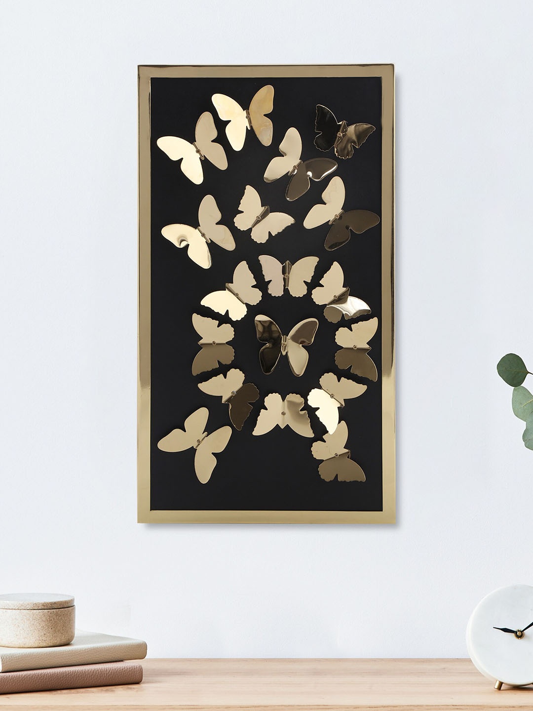 

Home Centre Panorama Black & Golden Butterfly Iron Wall Decor