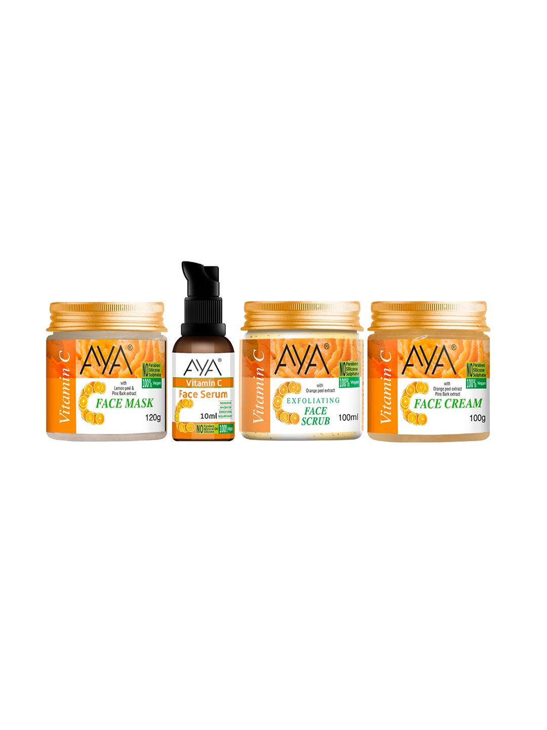

AYA Vitamin C Set Of 4 Skin Care Gift Set-330ml, Multi