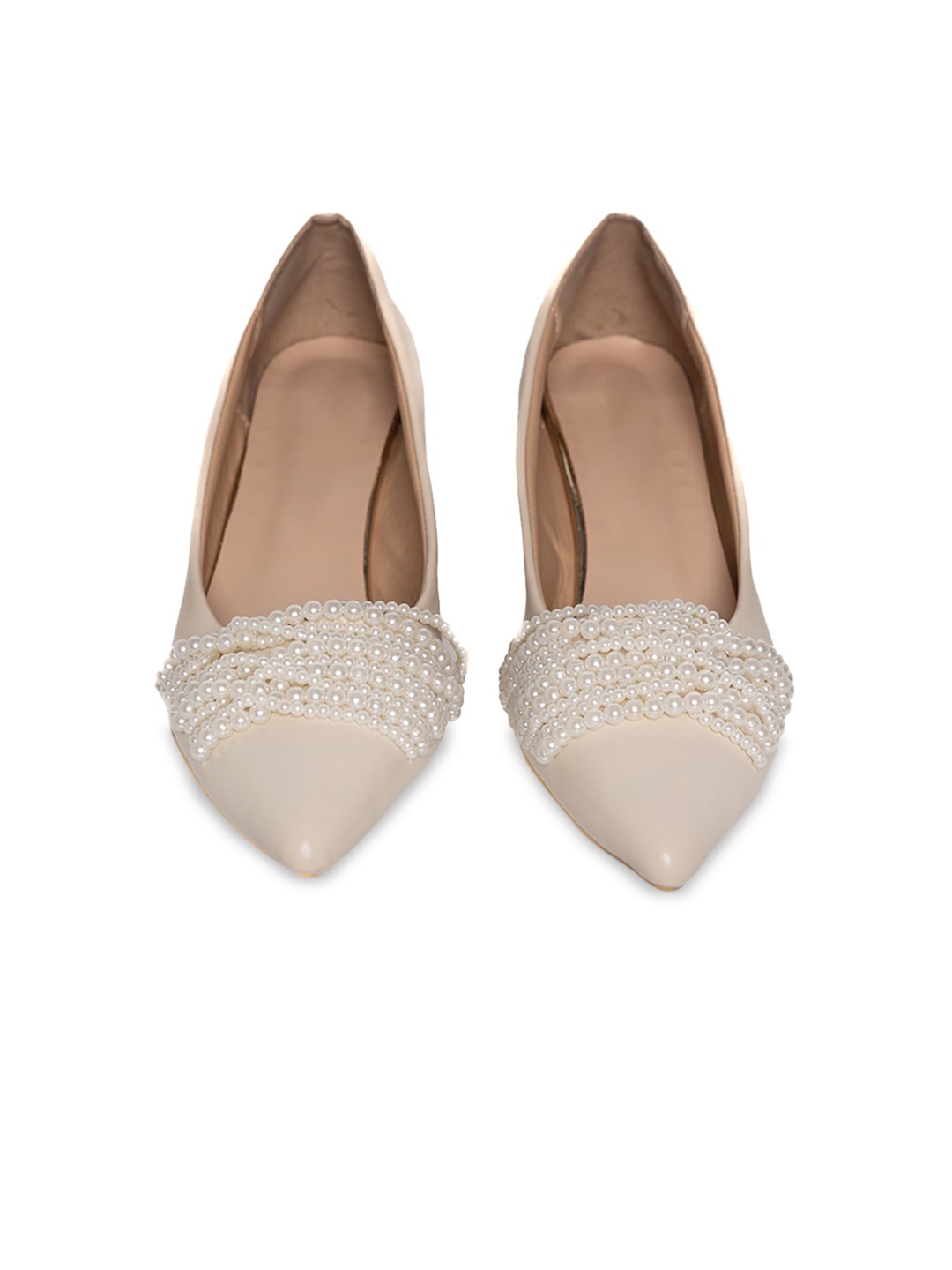 

ODETTE Embellished Pointed Toe Stiletto Pumps, Pink