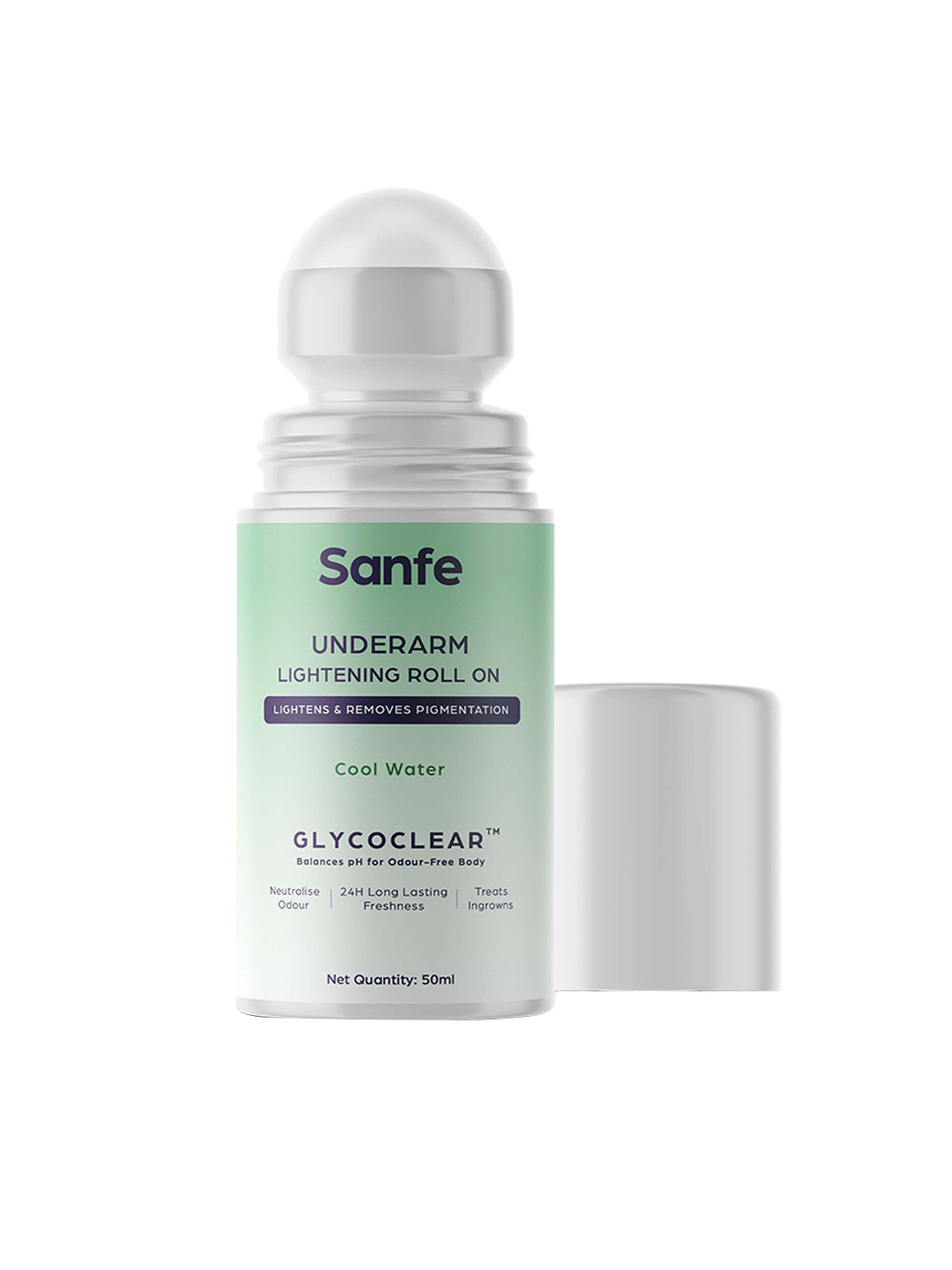 

Sanfe Glycoclear Underarm Lightening Roll On 50ml - Cool Water, Green