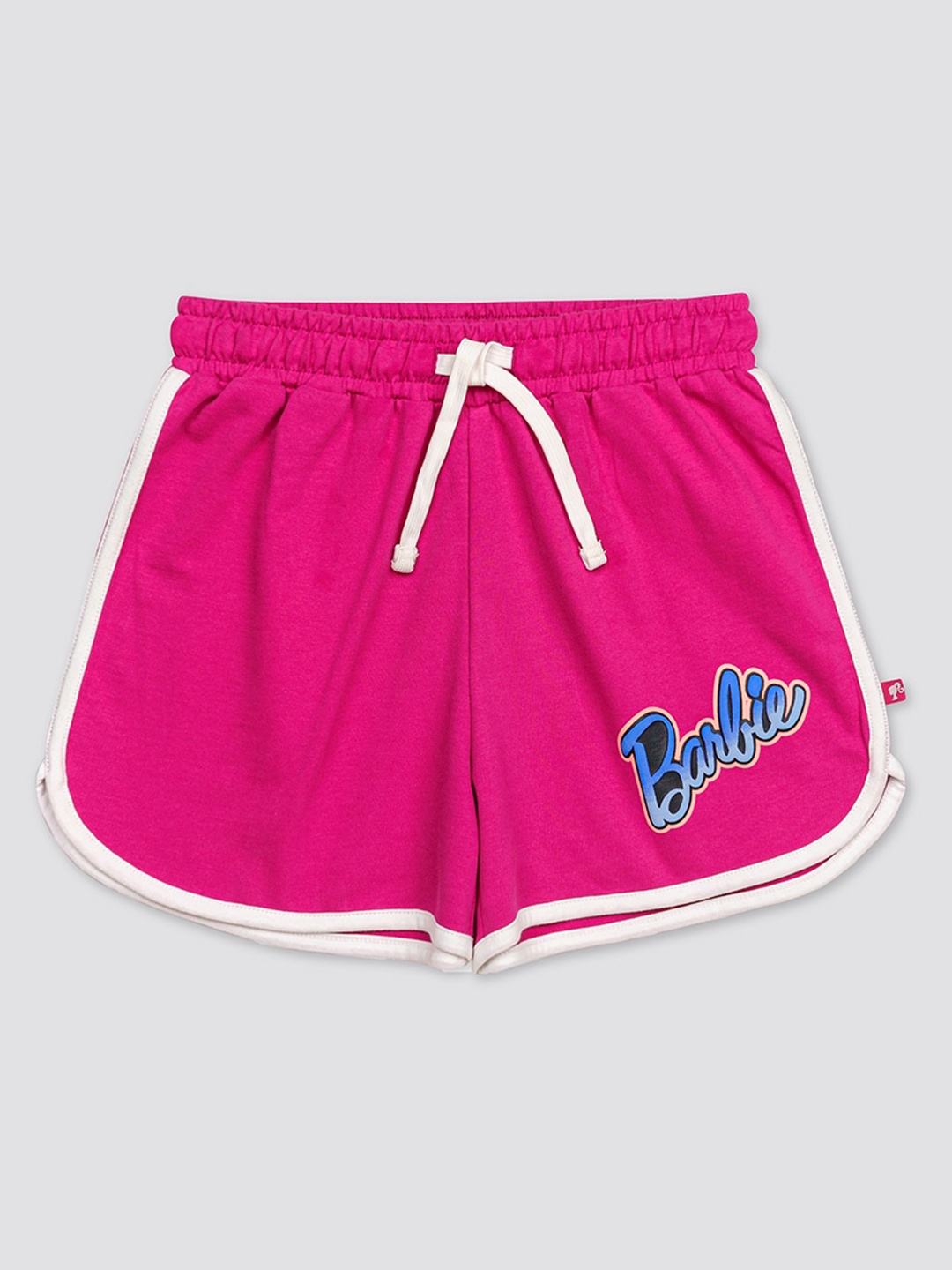 

H By Hamleys Girls Mid Rise Cotton Shorts, Pink
