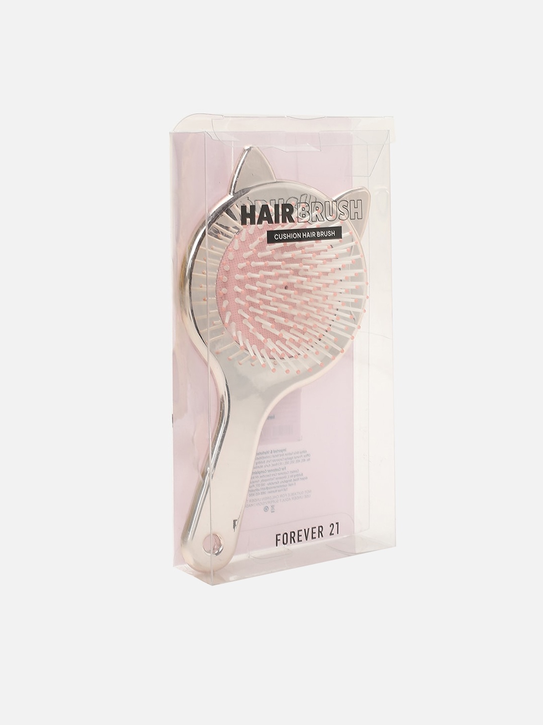 

FOREVER 21 Paddle Cushion Hair Brush with Ball-Tip Bristles - Rose Gold Toned