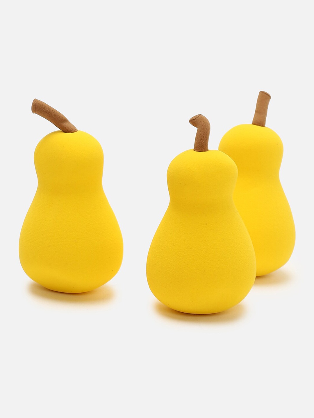 

FOREVER 21 Set of 3 Blend It Up Pear-Shaped Makeup Applicator Sponge - Yellow