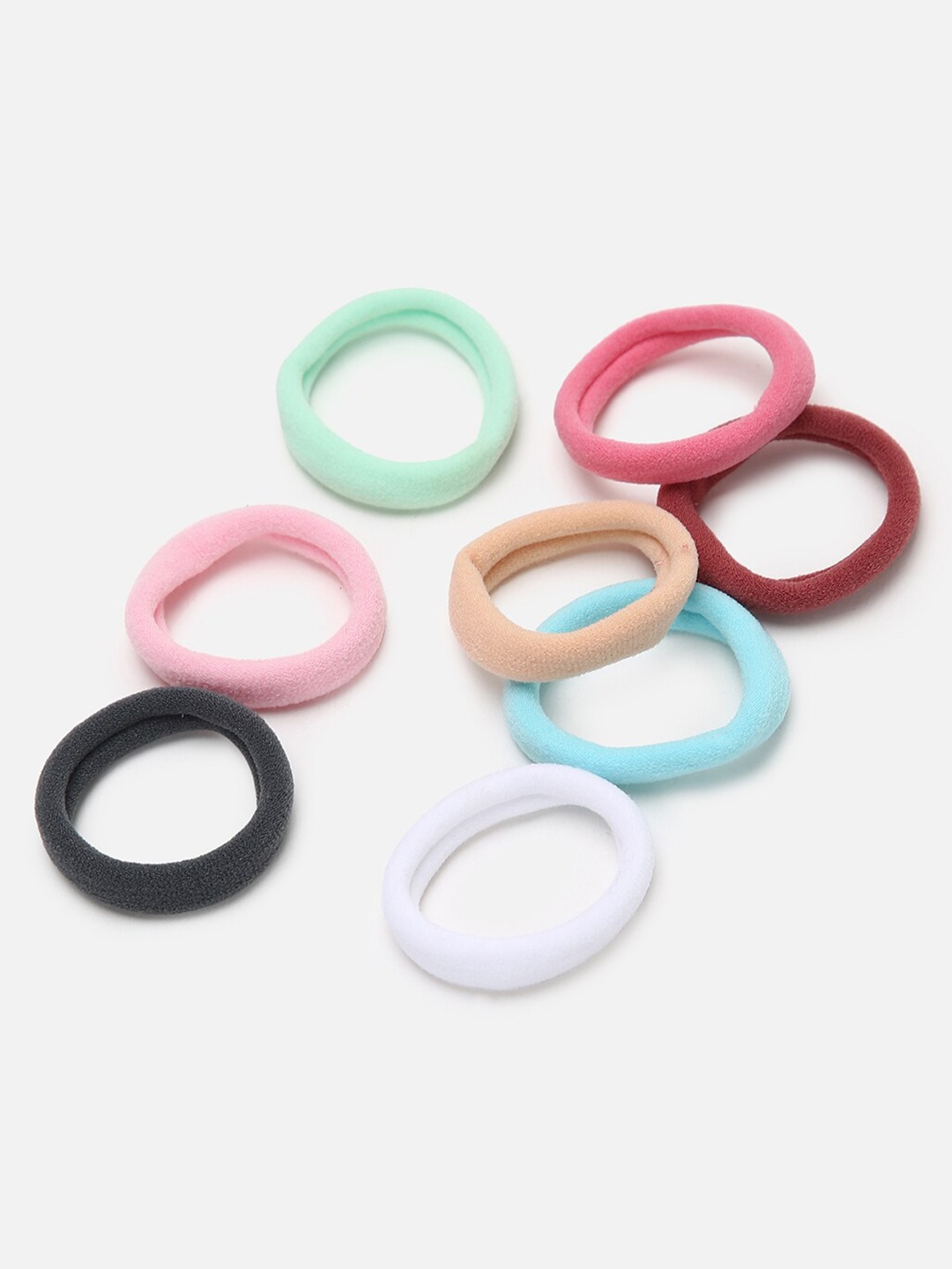 

FOREVER 21 Women Pack of 8 Ponytail Holders, Blue