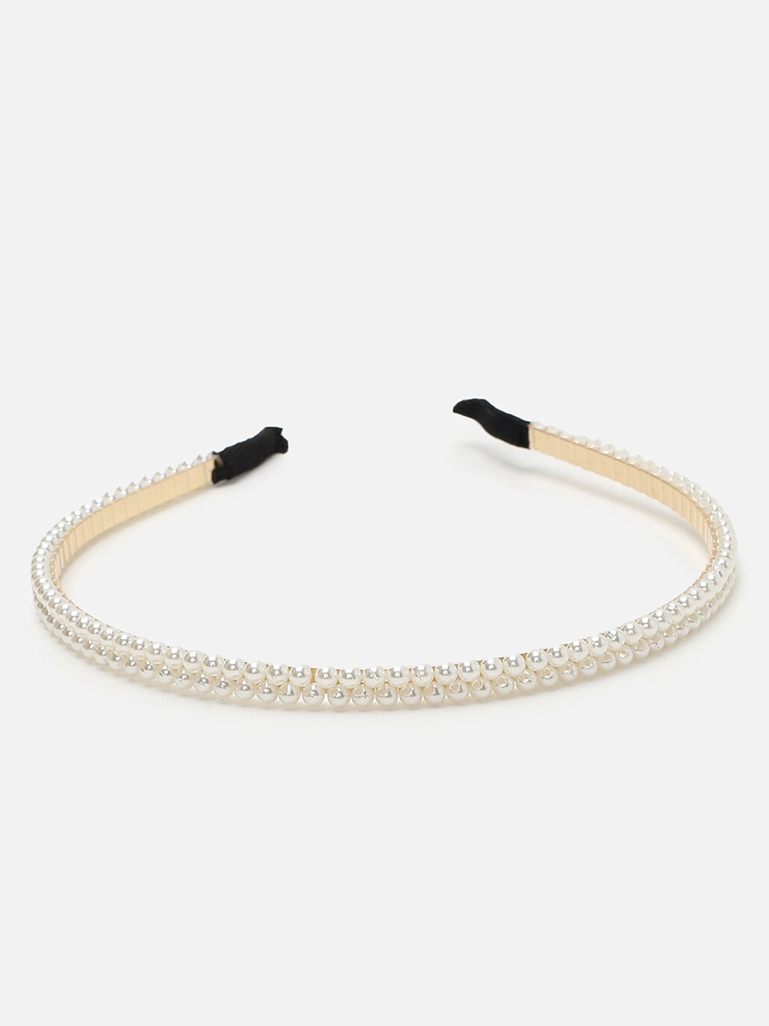 

FOREVER 21 Women Embellished Hairband, White