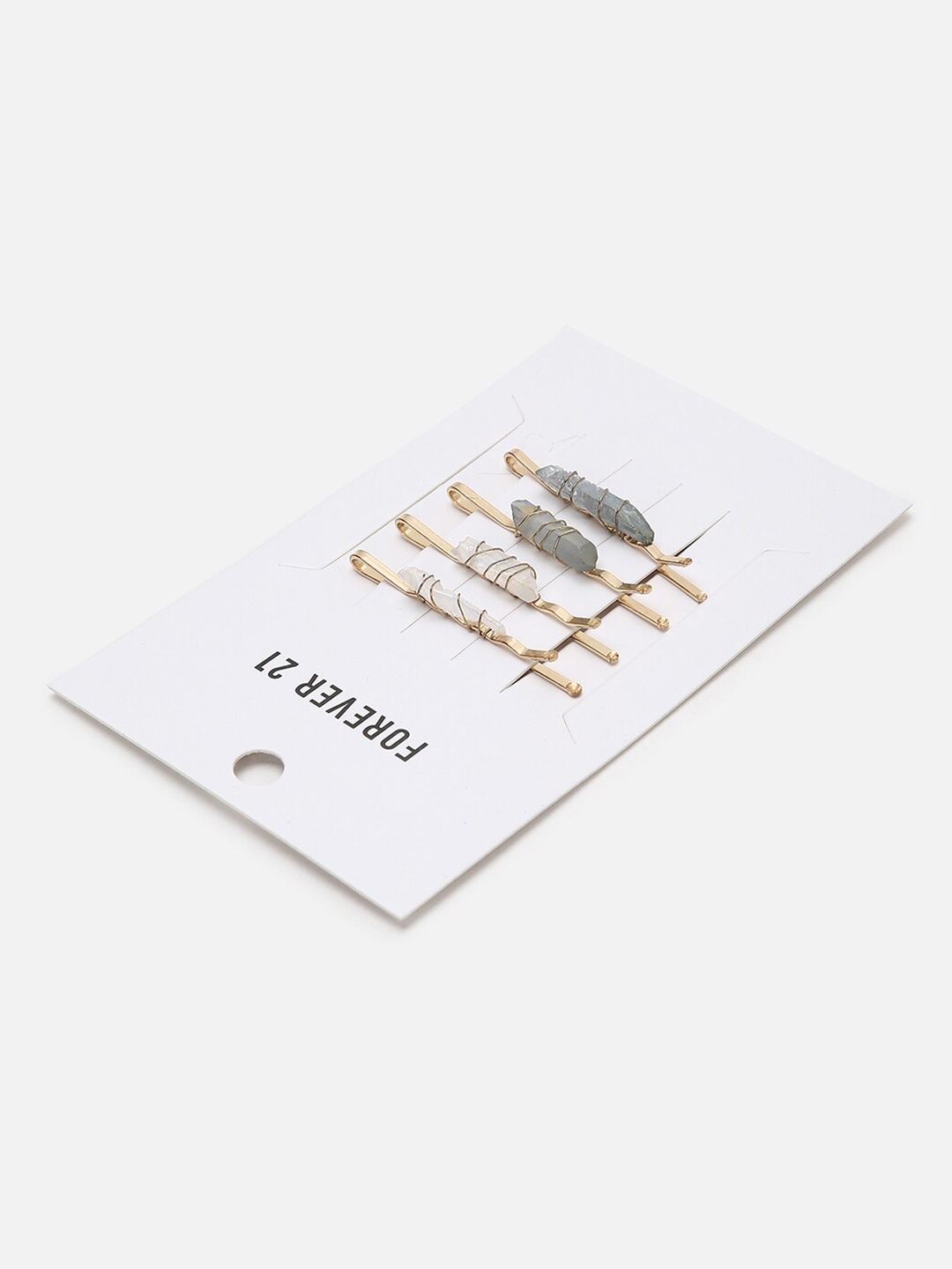 

FOREVER 21 Women Set of 4 Alligator Hair Clip, Gold