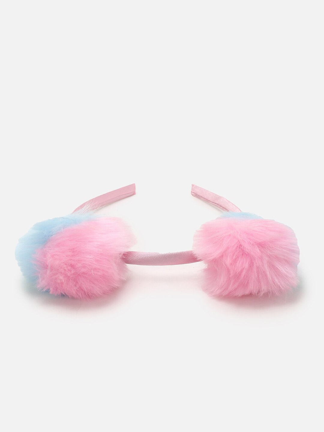 

FOREVER 21 Women Pink & Blue Fur Hairband