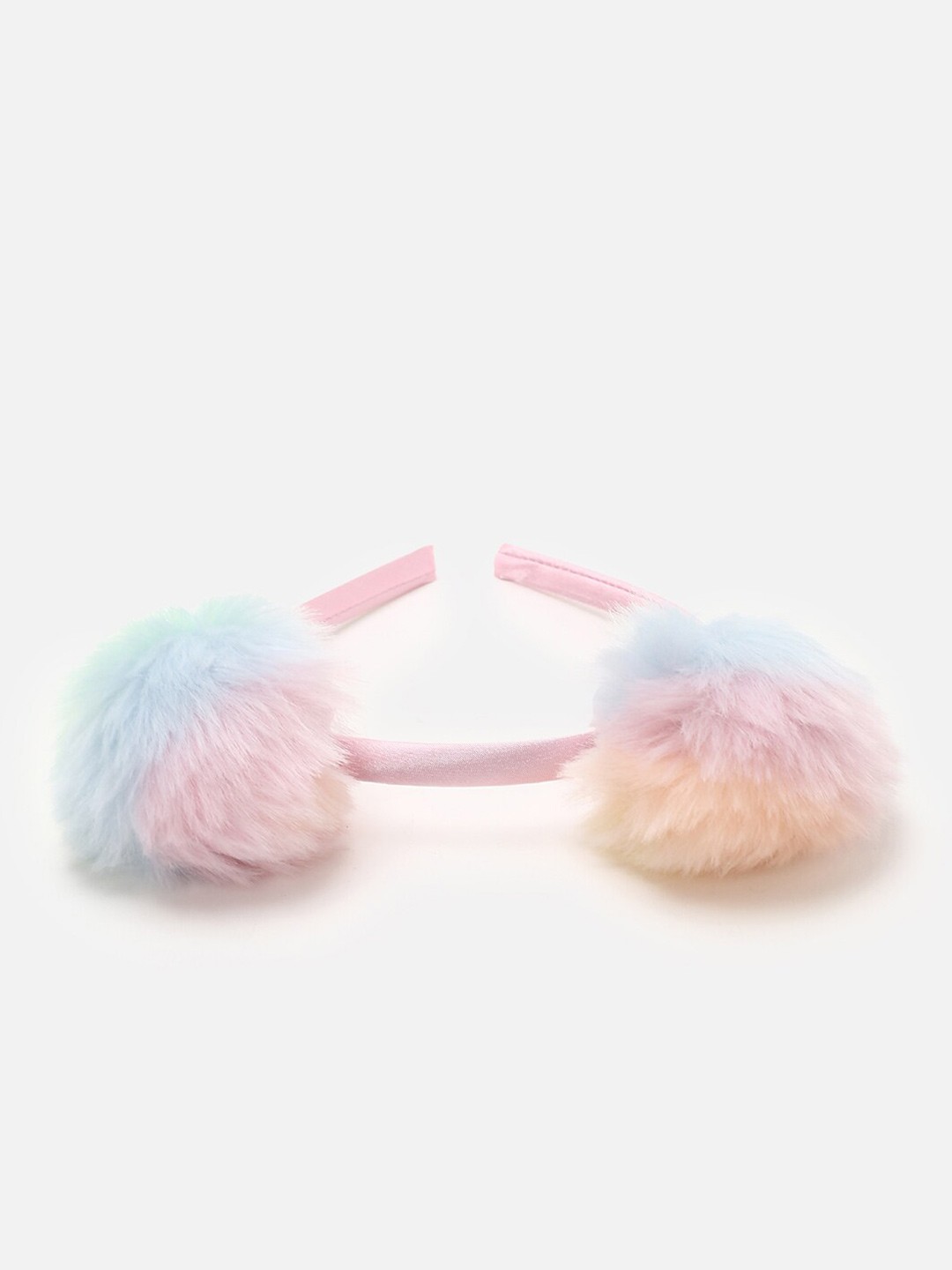 

FOREVER 21 Women Blue & Green Fur Hairband