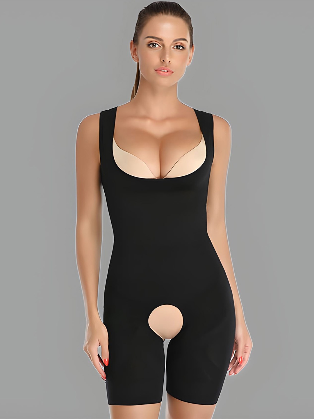 

Hill Islands Scoop Neck Body Shapewear, Black
