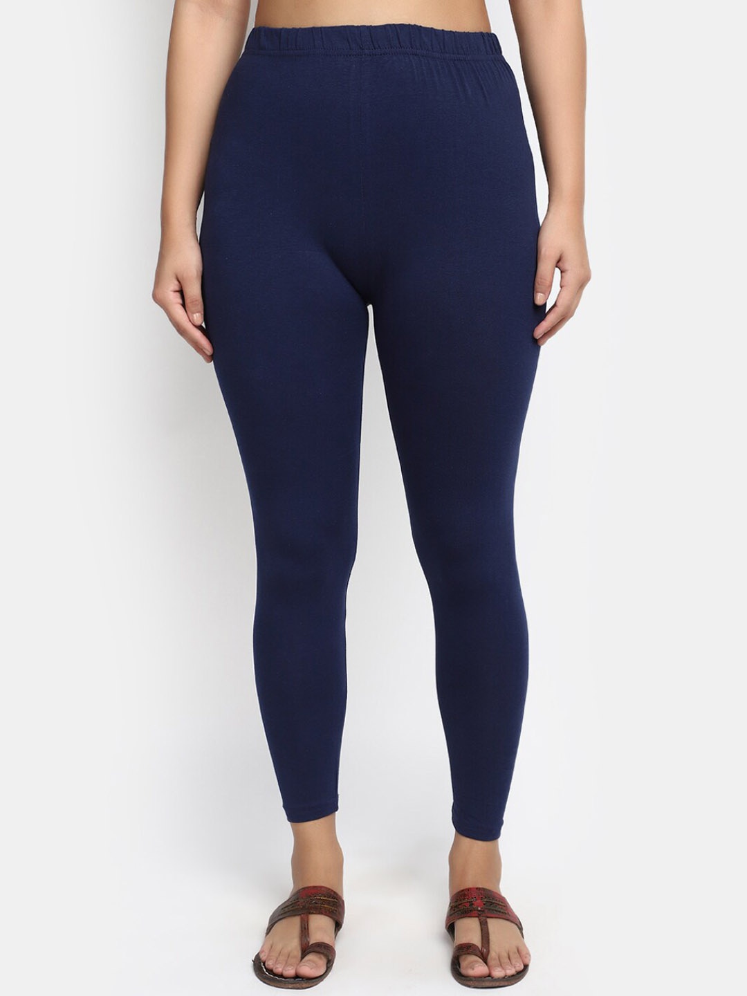 

V-Mart Women Churidar Length Leggings, Navy blue