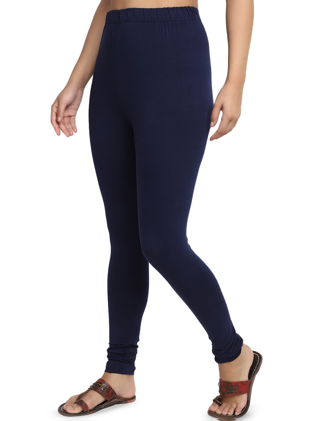 

V-Mart Women Churidar Length Leggings, Blue