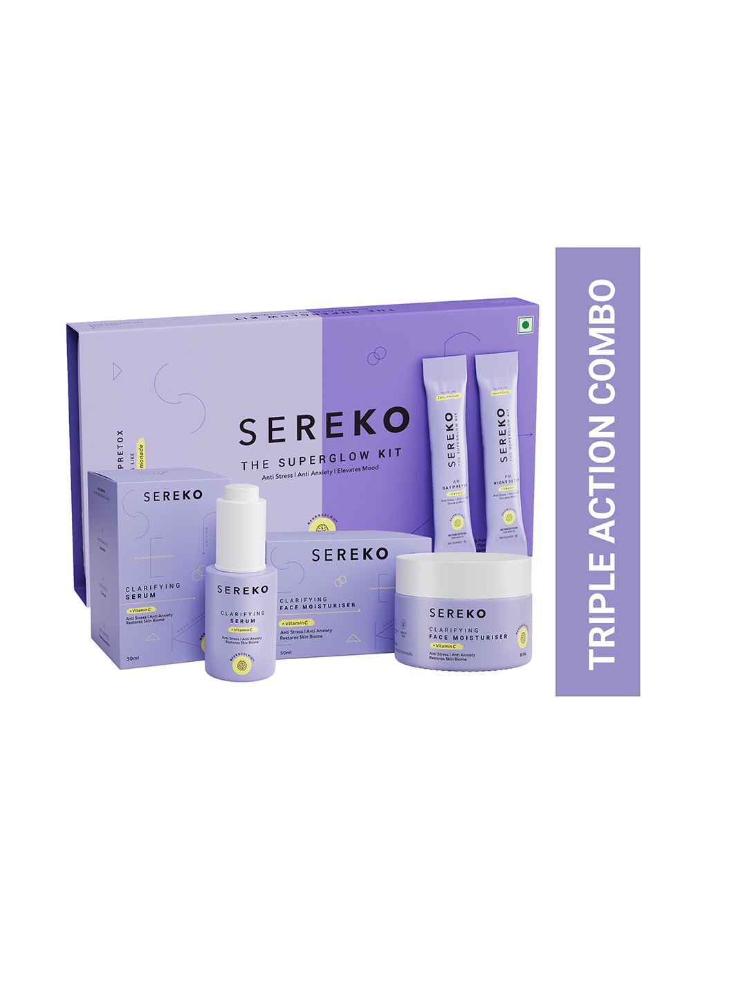 

SEREKO Advanced Active Trio, White