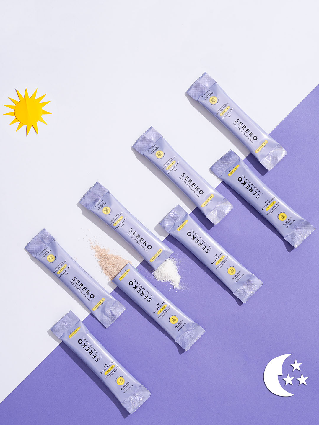 

SEREKO Vitamin C Glowing & Brightening Skin Collagen Booster Supplement, Purple