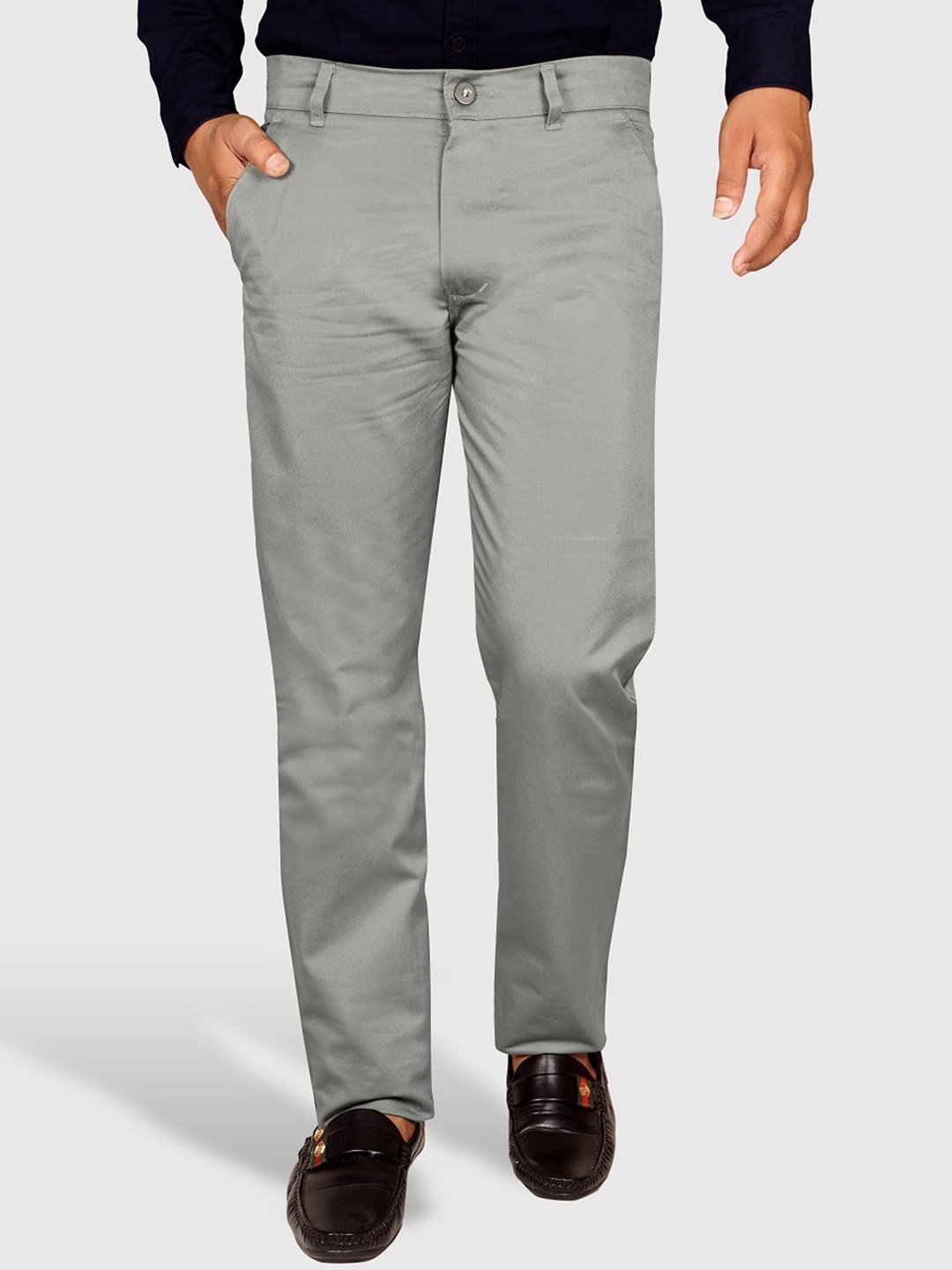 

Jb Just BLACK Men Urban Slim Cotton Trousers, Grey