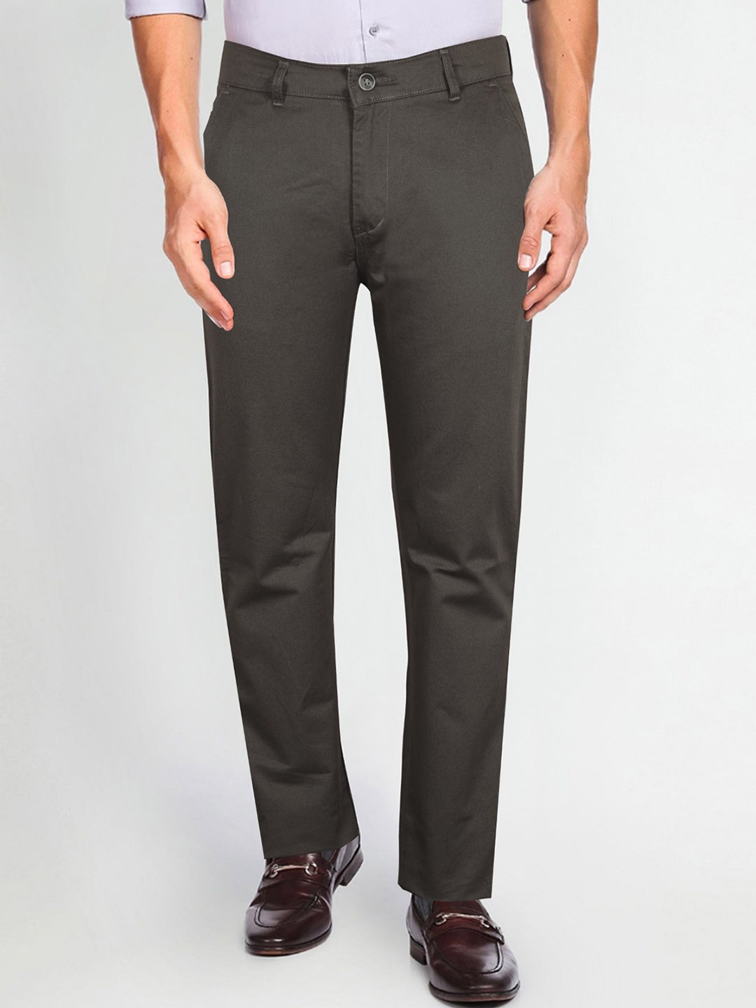 

Jb Just BLACK Men Urban Slim Cotton Formal Trousers, Charcoal