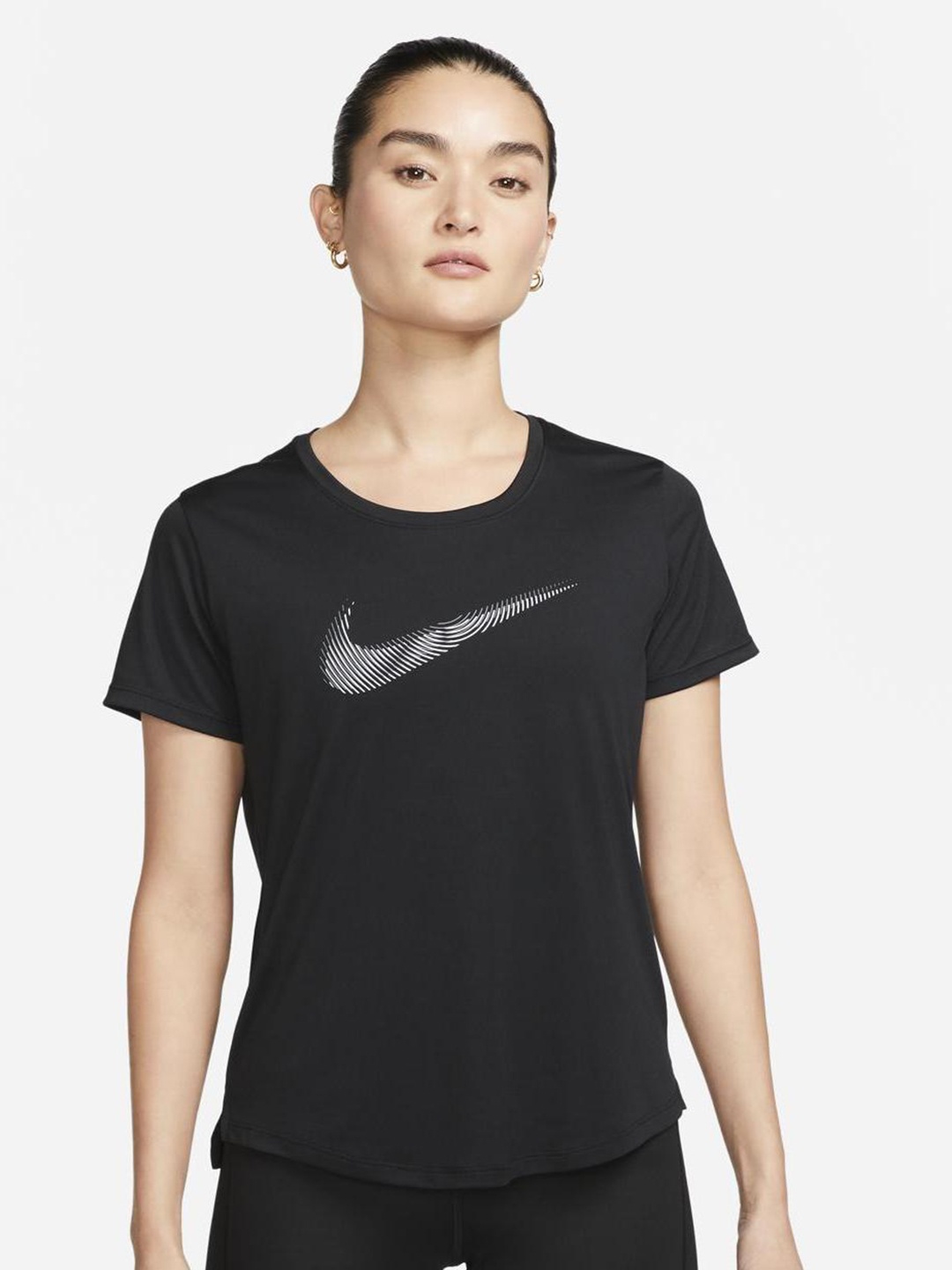 

Nike Dri-FIT Swoosh Running Top, Black